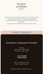 INVITATIONS VENTES PRESSE // VENTES PRIVÉES AH 2019