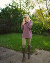 Cozy Waffle Knit Top | TFF Linkup & Giveaway