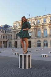 Posing on the Paris Pillars