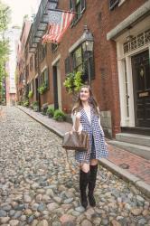 Exploring Boston in Houndstooth