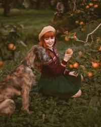 Dusk in the Apple Orchard