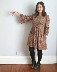 Leopard Indigo Dress