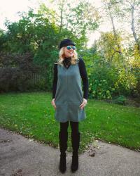 How to Layer a Fall Dress  & TFF Linkup
