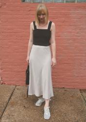 Silk Midi Skirts