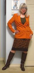 Hallowe'en Week: Orange Blazer