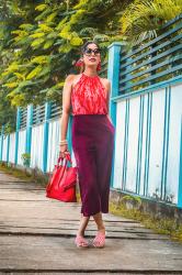 Velvet Culottes and My Take On Sustainability in Fashion