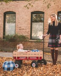 DIY Gingham Pumpkins Tutorial