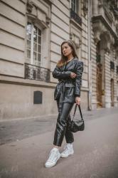 Fake Leather – Elodie in Paris