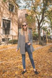 Old Navy Houndstooth Coat