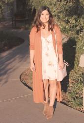 How To Style A Long Duster Cardigan For Petites (Part 2)