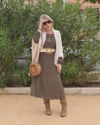 Brown Autumn Dress