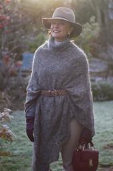 Layered Knits * Styling a Poncho in Winter