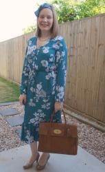 Weekday Wear Linkup! Floral Dresses and Mulberry Heritage Bayswater