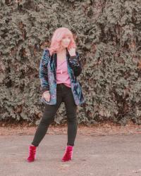 Velvet Blazer & Velvet Booties: Style Is What You Do With It