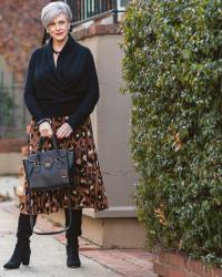 walking on the wild side | midi skirts are on trend