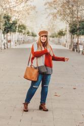 Trendy orange; with Moda Rocio & Rosegal.