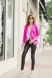 FESTIVE PINK BLAZER AND $500 NORDSTROM GIVEAWAY