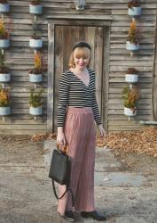 Holiday Wear: Stripes and Velvet