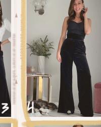 6 Ways to Wear Velvet Pants for Holiday Parties