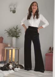 6 Ways to Wear Velvet Pants for Holiday Parties
