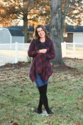 Thursday Fashion Files Link Up #239 – Holiday Plaid & Embroidery