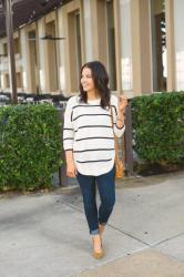 Striped Tunic Sweater