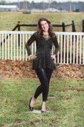Thursday Fashion Files Link Up #240 – Sparkly & Shimmery Top for NYE