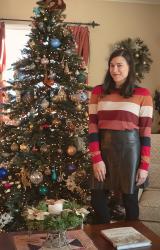 {outfit} Christmas Stripes