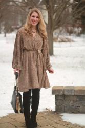 Wearing Tall Boots with Dresses & Confident Twosday Linkup 