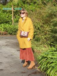 Colour blocking in my new winter coat