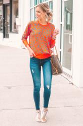 Colorful Leopard Sweatshirt