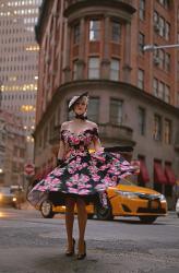 Rose of Delmonicos || The Pretty Dress Vintage Rose Fatale Dress