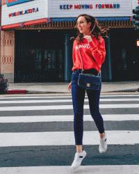 Sporty Chic Outfits for Super Bowl Sunday