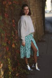 Robe vintage et pull