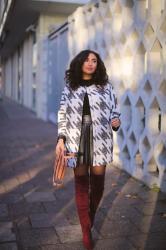Checkered Coat Outfit