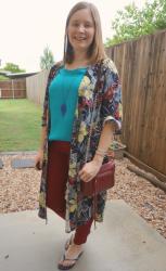Colourful Outfits To Match Printed Kimonos