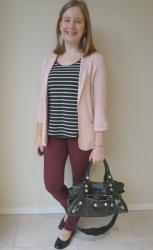 Two Ways To Wear Blush Pink Blazer (With Balenciaga Black Part Time Bag)