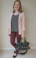 Two Ways To Wear Blush Pink Blazer (With Balenciaga Black Part Time Bag)