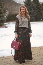 Maxi Skirt in Winter 