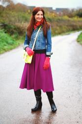 7 Colourful and Classic Rainy Day Outfits From the Archives