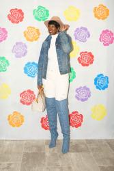 ShoeDazzle Denim Boots Outfit Recreation