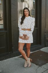 White Lace Dress + Fave Dress Brands