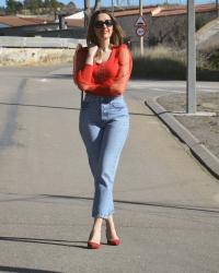 Red and Jeans