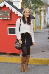 Etre féminine en hiver : look casual chic