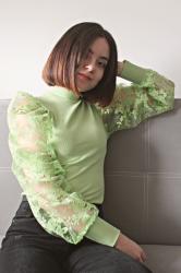 GREEN BLOUSE