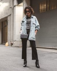 Denim Jacket With Black Jeans…Groundbreaking