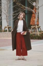 OOTD | アースカラーとパイソン柄のゆるゆるサタデー