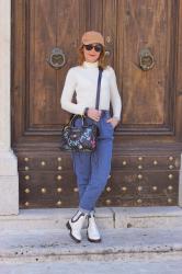 Hot Trends: Slouchy jeans and white Chelsea boots
