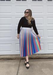 Get the Look for Less : Rainbow Skirt