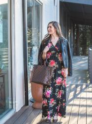 Floral Maxi Dress and A Life Update